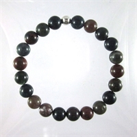 Bloodstone 8mm Classic Elastic Bracelet