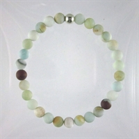 Matte Amazonite 6mm Classic Elastic Bracelet