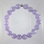 Lavender Amethyst Faceted 10mm Classic Elastic Bracelet