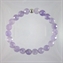 Lavender Amethyst Faceted 8mm Classic Elastic Bracelet