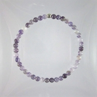 Dogtooth Amethyst 4mm Classic Elastic Bracelet