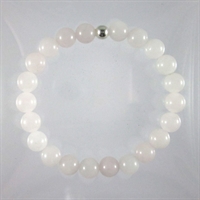 Rose Quartz 8mm Classic Elastic Bracelet