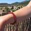 Red Agate Faceted 8mm Classic Elastic Bracelet