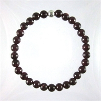 Garnet 6mm Classic Elastic Bracelet