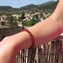 Red Agate Faceted 6mm Classic Elastic Bracelet