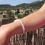 Rose Quartz Faceted 6mm Classic Elastic Bracelet