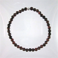 Red Tigers Eye 4mm Classic Elastic Bracelet