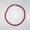 Red Agate Faceted 4mm Classic Elastic Bracelet