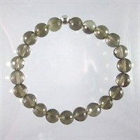 Smokey Quartz Faceted 8mm Classic Elastic Bracelet