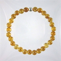 Citrine 6mm Classic Elastic Bracelet