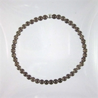 Smokey Quartz 4mm Classic Elastic Bracelet