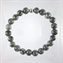 Grey Crazy Agate 8mm Classic Elastic Bracelet