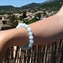 Aquamarine 10mm Classic Elastic Bracelet