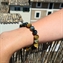 Gold & Blue Tigers Eye 10mm Classic Elastic Bracelet