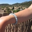 Aquamarine 8mm Classic Elastic Bracelet