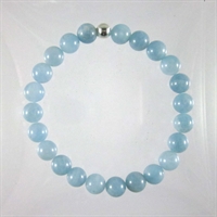 Aquamarine 8mm Classic Elastic Bracelet