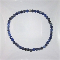 Sodalite Faceted 4mm Classic Elastic Bracelet