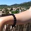 Onyx 10mm Classic Elastic Bracelet