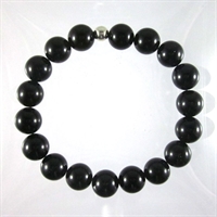 Onyx 10mm Classic Elastic Bracelet