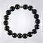 Onyx Faceted 10mm Classic Elastic Bracelet