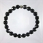 Onyx Faceted 8mm Classic Elastic Bracelet