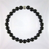 Onyx 6mm Classic Elastic Bracelet