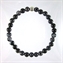 Black Agate 6mm Classic Elastic Bracelet