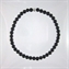 Matte Black Agate 4mm Classic Elastic Bracelet