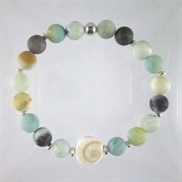 Matte Amazonite Fiorella Bracelet