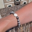 Grey Crazy Agate Fiorella Bracelet