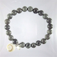 Grey Crazy Agate Kiara Bracelet