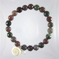 Indian Agate Faceted Kiara Bracelet