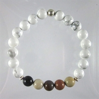 African Agate Luna Bracelet