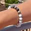 Grey Crazy Agate Luna Bracelet