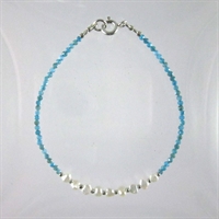 Apatite Faceted Jazmin Bracelet