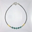 Turquoise with Yellow Jade Noa Bracelet