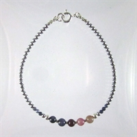 Ruby & Sapphire with Sapphire Noa Bracelet