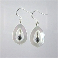 Hematite Faceted Cimona Earrings