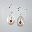 Red Agate Faceted Cimona Earrings