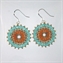 Orange & Sea Green Noemi Earrings