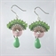 Pink & Green Lucilla Earrings