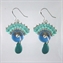 Blue & Sea Green Lucilla Earrings