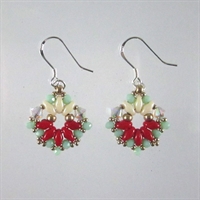 Red & Turquoise Natalia Earrings