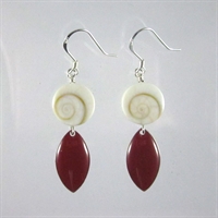 Red Aina Earrings