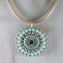 Blue & Mint Noemi Pendant Necklace