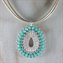 Sea Green Analia Pendant Necklace