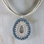 Blue Analia Pendant Necklace