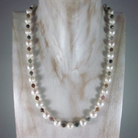 Indian Agate Faceted Perla Necklace