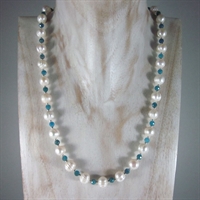 Apatite Faceted Perla Necklace